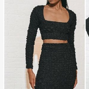 Mara Hoffman Koyoko Popcorn Crop Top